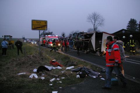 Einsatz 2007 Unfall Kreisel 4